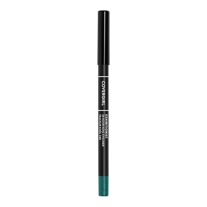 COVERGIRL Exhibitionist 24-Hour Kohl Eyeliner, Emerald Metallic, 0.04 oz