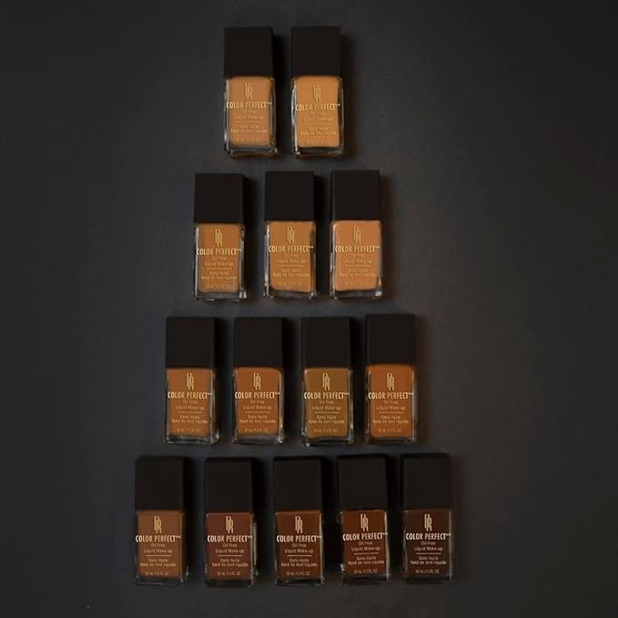 Black Radiance Color Perfect Liquid Full Coverage Foundation Makeup, Brownie, 1 Ounce