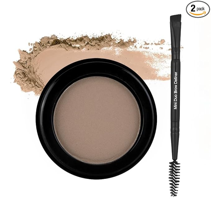 Billion Dollar Brows Eyebrow Powder, Blonde - Velvet Smooth Pressed Brow Filler - Buildable Water-Resistant Formula for Full Fluffy Brows - Vegan & Cruelty-Free Eye Makeup - 0.07 oz