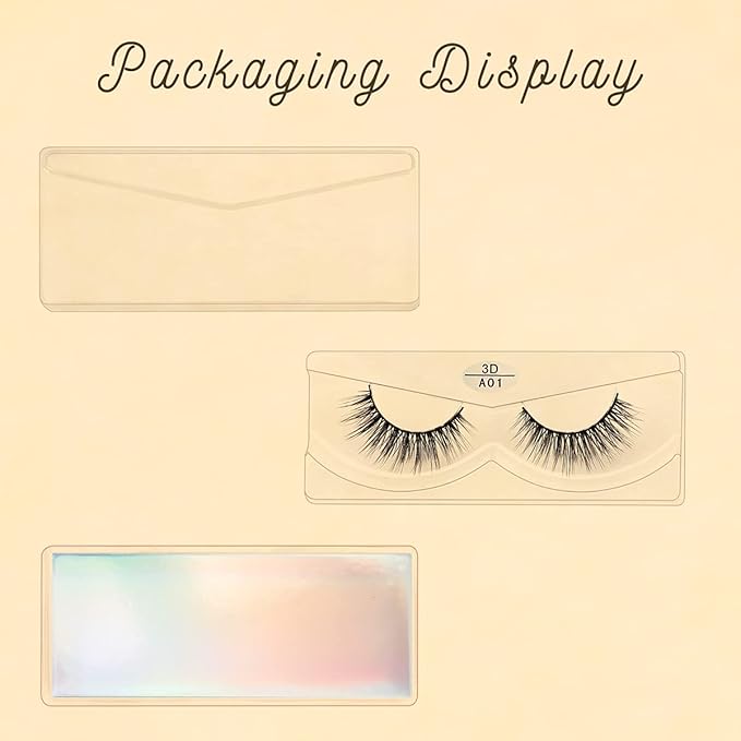 FARRED Wholesale False Lashes 10 Pairs 10 Styles Medium Length Vegan Eyelashes Fluffy Volume Strip Lashes Bulk 10 Portable Boxes Fake Eyelashes Mixed Natural Look 3D Faux Mink Lashes (mix 10pairs)