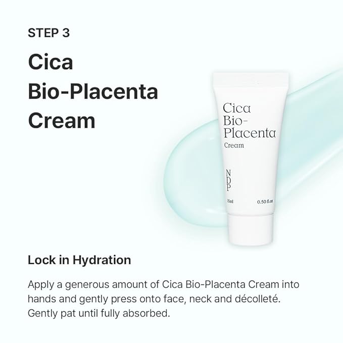 Natural Derma Project - Travel Kit - Mini Travel Size Skincare Essentials - Moringa Hemp Gel Cleanser, Green Caper Toner Essence, Cica Bio-Placenta Cream, B9 Tone-Up Cream (4 items)