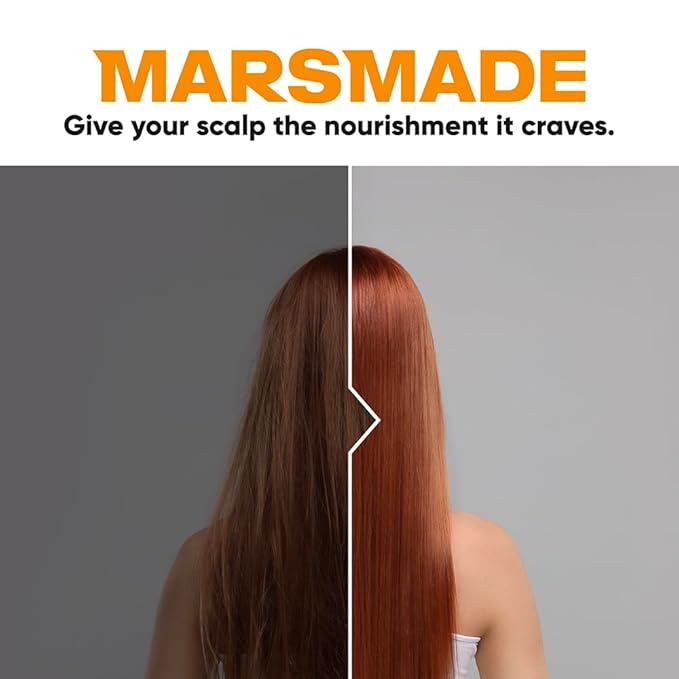 MARS MADE Ginger Shampoo Bar 2.0 - Hydrating & Moisturizing Natural Hair Soap for Hair Vitality & Scalp Nourishment - Solid Shampoo for All Hair Types (120g, 4.23oz)