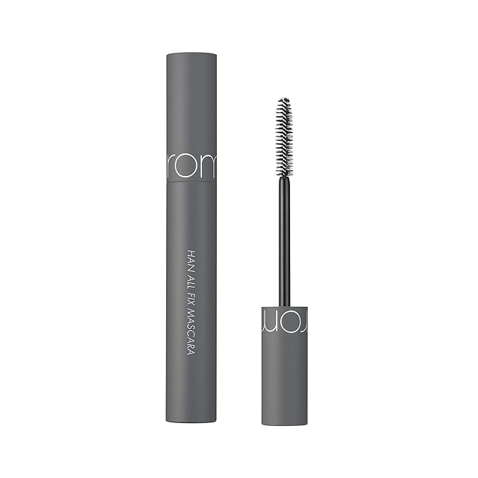 rom&nd HAN ALL FIX MASCARA V01 Volume Black | K-Beauty Holy Grail | Extreme Waterproof, Smudge-Proof & Curl-Fixing for Falsie-Like Lift & All-Day Wear