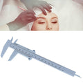 Vernier Caliper Eyebrow Stencil - Reusable Permanent Eyebrow Positioning Ruler for Makeup Measuring