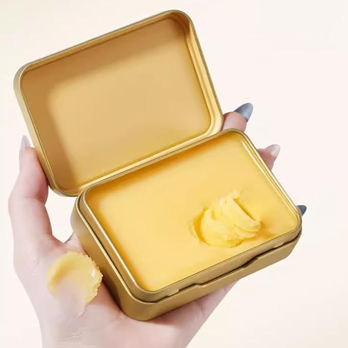 BLUE LOVE Gold Melt Balm Makeup Remover - Transforming Cleanser with Natural Botanicals, Gently Dissolves Waterproof Makeup & Impurities, Nourishing Face Cleanser for All Skin Types