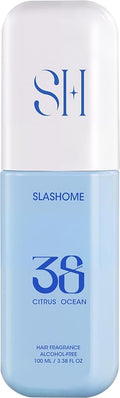 slashome Hair Perfume for Men & Women – Citrus Ocean, Alcohol-Free Moisturizing Hair & Body Mist, Long-Lasting Citrus Woody Fragrance for Hair, Wigs & Fabric, 100ml, Father’s Day & Birthday Gift
