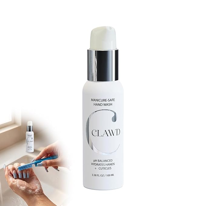 CLAWD Hand Soap for Women - Gentle Manicure-Safe Hand Wash with Moisturizing Formula - Ideal for Maintaining Manicures, Premium Hand Soap for Soft and Clean Hands | 100ml/3.38floz