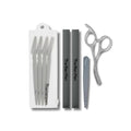 The Men Pen Complete Eyebrow Grooming Kit for Men | Scissors, Tweezers, Razors & 2 Eyebrow Filler Pens for Shaping | Trimming & Defining Brows (Black)