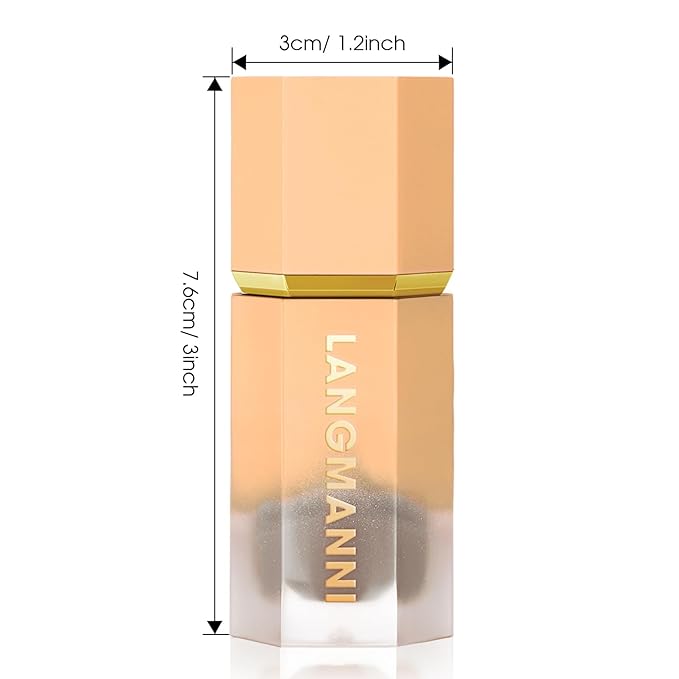Liquid Contour Stick Makeup - Cream Face Contour Wand with Cushion Applicator, Natural Matte Long Lasting Creamy Bronzer, Lightweight Silky Blendable (#02 SOFT TAN)