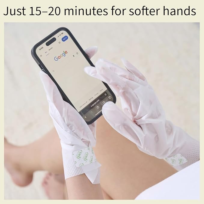 Relaxing Aroma Hand Mask, Home Spa Moisturizing Hand Gloves, 6 Pairs, For Dry Rough Hands, Hydrating Hand Treatment, Made in Korea (Lavender)