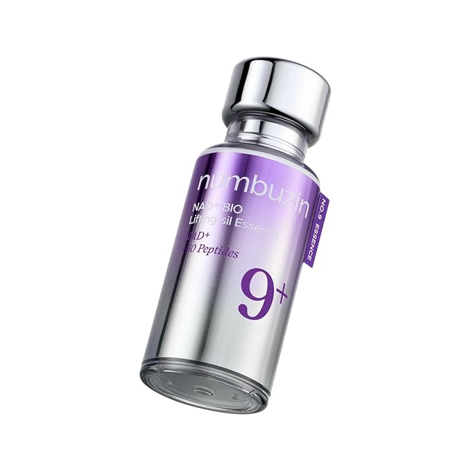 numbuzin No.9 NAD+ Peptide Lifting Serum for Face and Body, Firming & Wrinkles, 50 Peptide Essence for Sagging Skin, Fine Lines & Elasticity, Hydrating & Tightening Formula,1.01 Fl Oz
