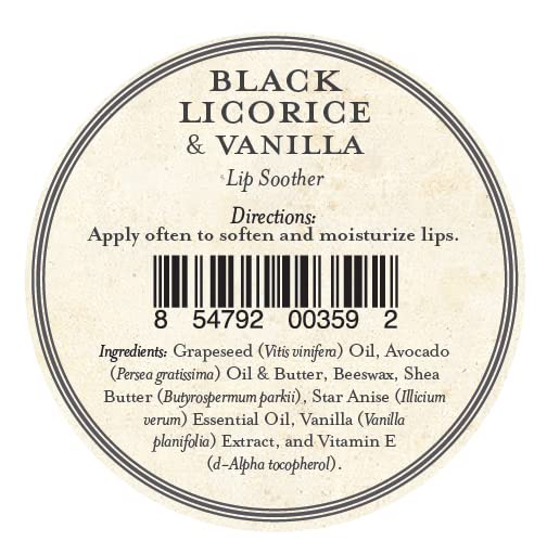 Three Sisters Apothecary Lip Soothers (Black Licorice)