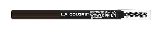 L.A. COLORS Browie Wowie Brow Pencil, Espresso CBP407 (Pack of 2)