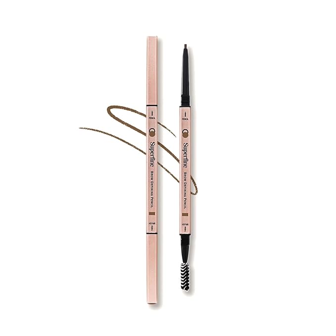 Beauty Superfine Micro Brow Pencil – 1.5mm Ultra-Fine Tip, Waterproof, Vegan Formula, 6 Shades – Long-Lasting Natural Eyebrow Pencil (03 - Warm Brown, 0.08G/0.002 FL.OZ（pack of 1）)
