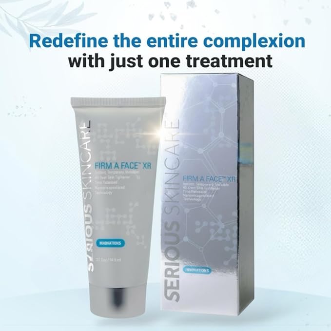 Serious Skincare Firm A Face XR - Instant Temporary Skin Tightener - Invisible Lift for Face and Neck with Retinol - Anti-Aging to Reduce the Look of Fine Lines, Wrinkles and Large Pores - 3.2 Fl Oz