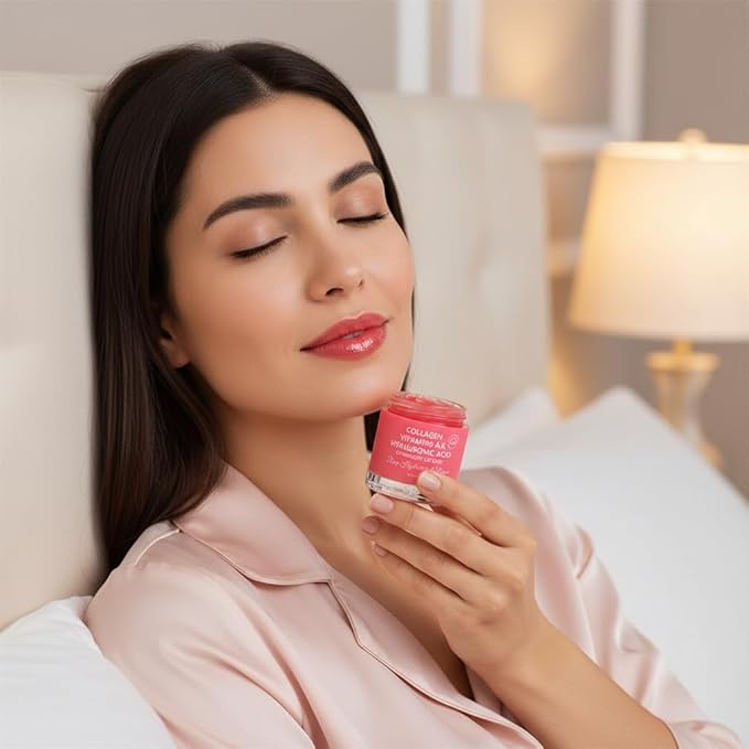 Lip balm butter BS-MALL Watermelon- Luxurious hydrating overnight lip mask Care & chapstick for Dry Chapped Lips, Lip Repair Treatment with Glossy Finish,20g