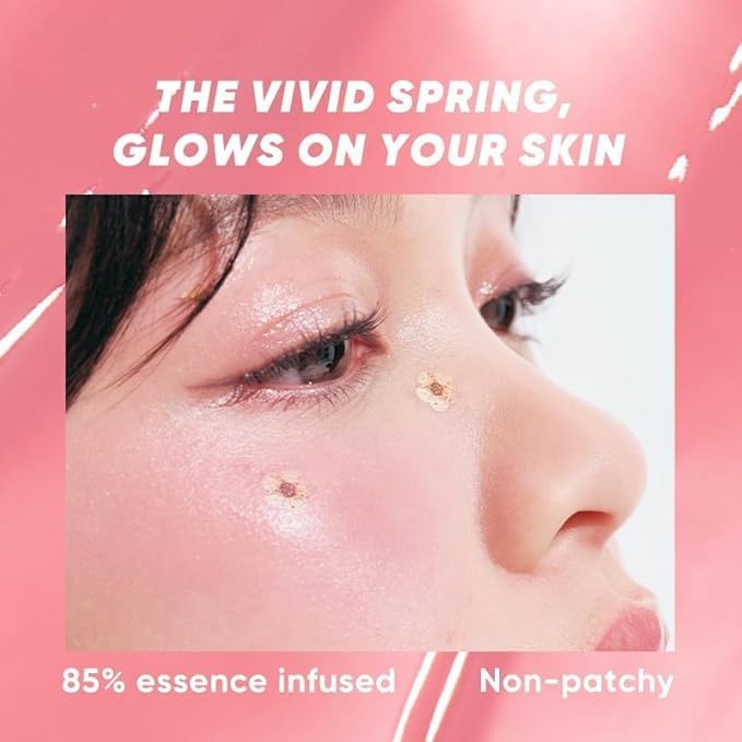 JUDYDOLL Glow Blush Balm,85% Essence-Infused,Hydrating, Buildable&Non-Patchy Cheek Color with Puff,Dewy Finish,Lightweight Blush for Cheeks, Cool Toned Blush (03 Spring Nap)