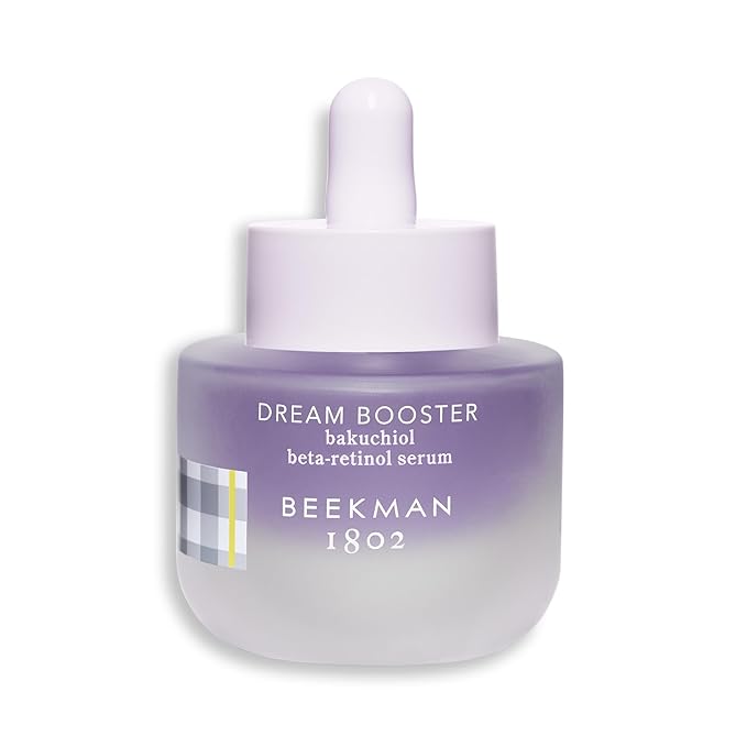 Beekman 1802 Dream Booster Bakuchiol Face Serum for Sensitive Skin – Retinol Alternative with Bakuchiol – Helps Smooth Fine Lines & Refine Texture – Fragrance Free, Vegan – 0.5 fl oz