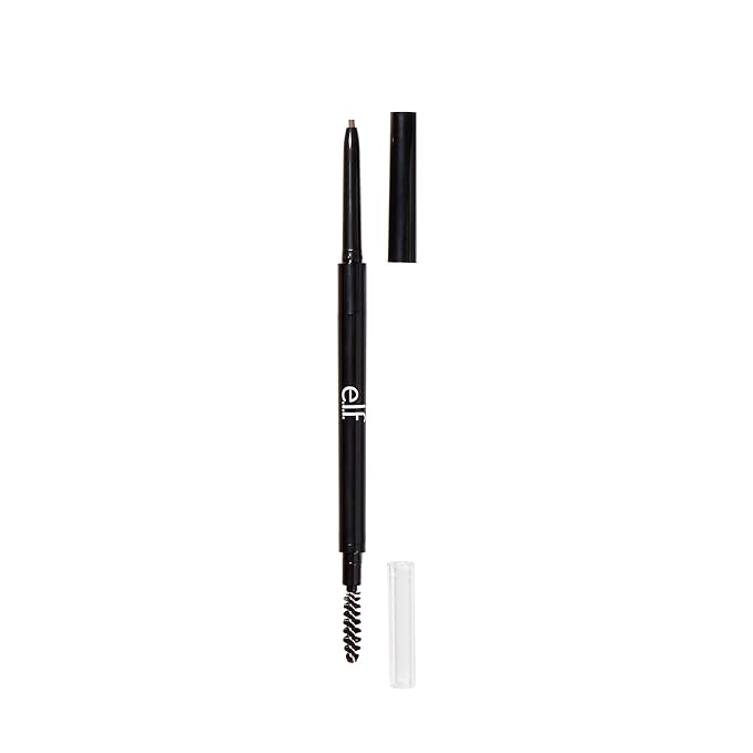 e.l.f. Ultra Precise Brow Pencil, Dual-Ended, Ultra Fine Tip Defines & Fills Eyebrows, Creamy Formula, Vegan & Cruelty-Free, Taupe