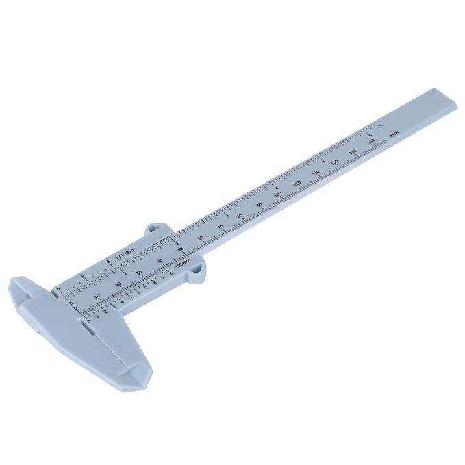 Vernier Caliper Eyebrow Stencil - Reusable Permanent Eyebrow Positioning Ruler for Makeup Measuring