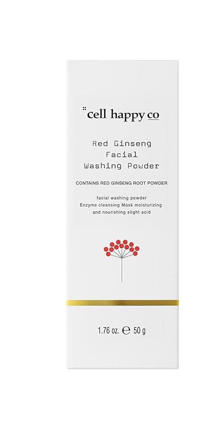 Red Ginseng Facial Washing Powder, Powder face cleanser, Enzyme cleanser, Real red ginseng 10%, Dry & Trouble skin (1.75 Oz)