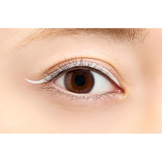 ３６５０ 3650 All Day White Liquid Liner, Waterproof Eyeliner, Smudge- Resistant and Quick Drying