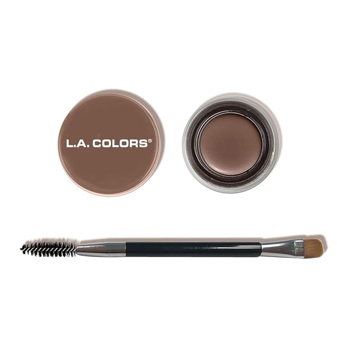 L.A. COLORS Browie Wowie Brow Pomade (carded), Soft Brown CBBP781A (Pack of 2)
