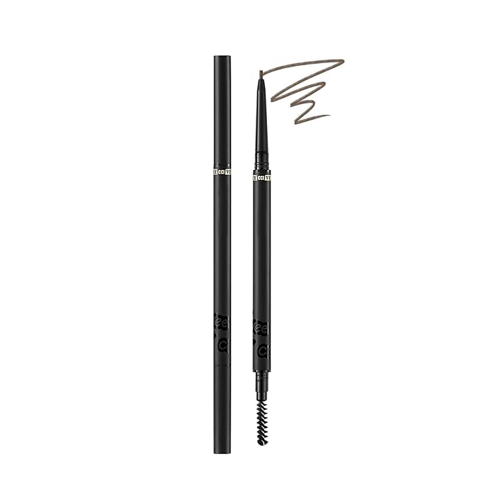 Eyebrow Pencil, Retractable Definer with Dual Brush, Ultra-Fine Tip for Precise Brow Makeup, Waterproof Gel Formula, Natural Hair-Like Strokes, Enhance Beauty (Taupe Brown, Ultra)
