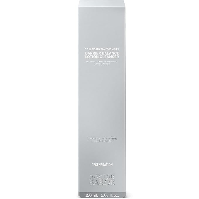 BABOR DOCTOR Barrier Balance Lotion Cleanser, Mild Facial Cleansing, Intensive Cleansing Effect for Silky Soft Skin, Balanced Microbiome, No Tension Feel, Vegan, 50 ml