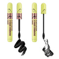 Double Effect Mascara for Older Women with Mature Eyes Thin Lashes, Magic Cap Volumizing & Defining 2-in-1 Waterproof Eyelash Makeup (Black)