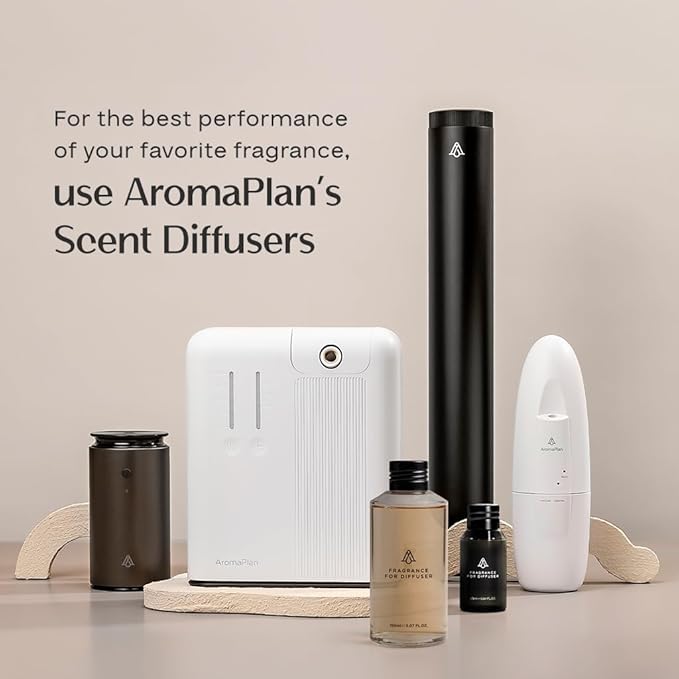AromaPlan Hotel Scents Minty Eucalyptus 5.07 Fl Oz (150ml), Home Luxury Aroma & Hotel Fragrance Diffuser Oil Hotel Diffuser Oil for Aromatherapy USA Made, Bigger Bottle, Bolder Aroma & Longer Lasting