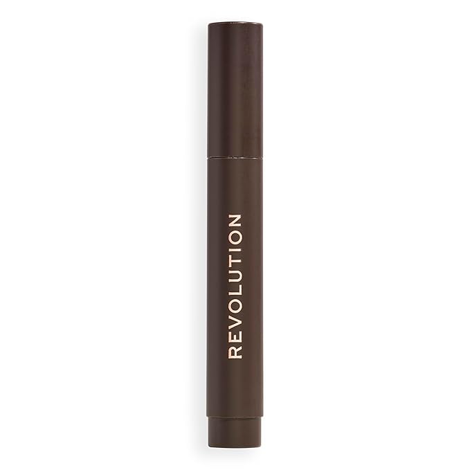 Revolution Instant Brow Hair Pen, Precision Applicator for Hair-Like Strokes, Long-Lasting Eyebrow Pen, Dark Brown, Vegan & Cruelty-Free, 0.06 fl oz (Pack of 2)