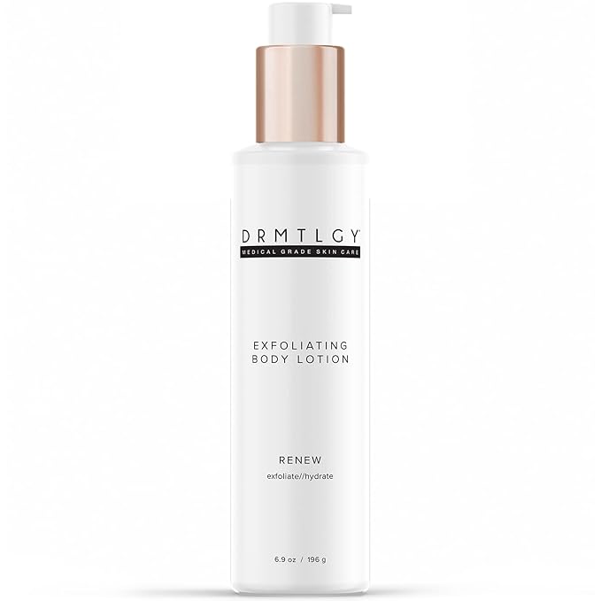 DRMTLGY Skin Lotion. For Rough and Bumpy Skin, KP, Dry Skin, and Folliculitis. 12% Alpha Hydroxy Acid (AHA) Lotion.