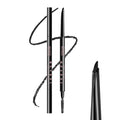 Microblading Eyebrow Pencil,Eyebrow Retractable Definer Pencil,Angled Precision Tip,0.1MM Ultra Slim Eyebrow Makeup,Long-Lasting Waterproof,Smudgeproof (01 BLACK, 1 Pack)