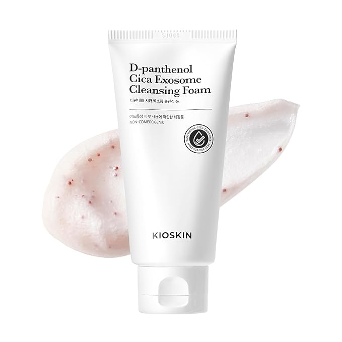 15.5% Panthenol & Cica Exosome | Removes 98% of Pore Impurities | AHA BHA PHA Gentle Exfoliating Wash | Non-Comedogenic | Korean Skincare Cleansing Foam (120ml/4.06 fl.oz.)