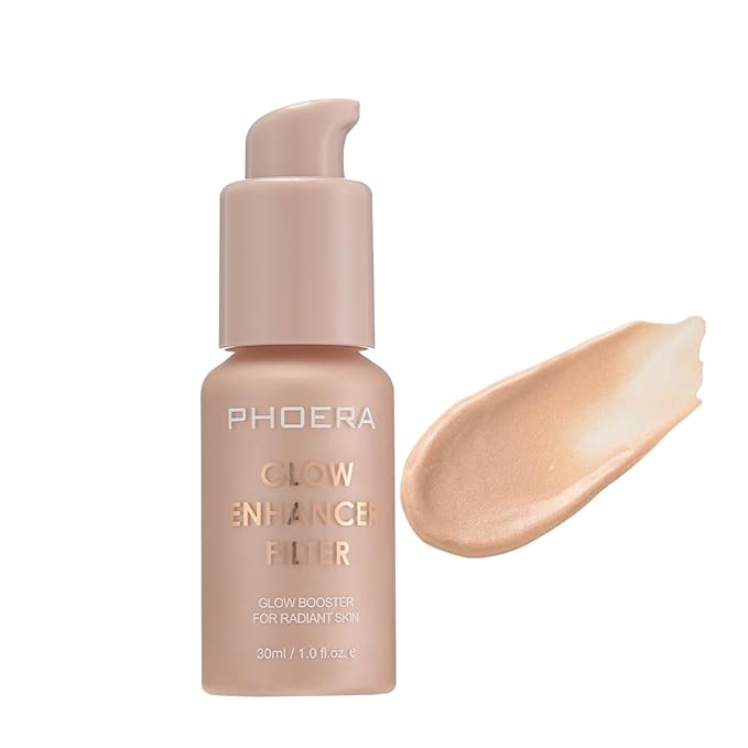 PHOERA Skin Glow Tint Foundation,Natural Radiant Flawless Filter Effect Silk Perfect Illuminating Foundation. (02 Light)