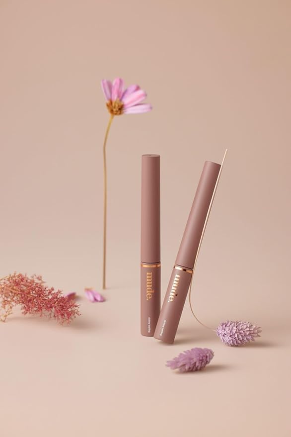 mude Inspire Skinny Curling & Multi-Fixer Volumizing Curling Mascara for Dramatic Lashes Smudge-Proof Water-Proof Stays on All Day (01 Black)