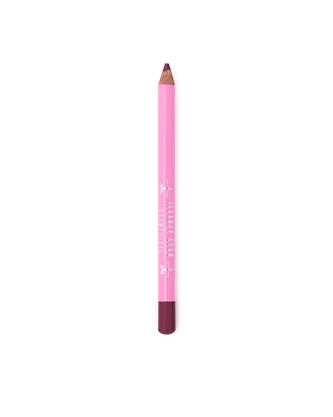 Jeffree Star Cosmetics Velour Lip Liner, Creamy Formula, Satin Finish, Long-Lasting, Peptide Complex, Mineral Oil-Free, Vegan & Cruelty-Free (Cut Throat Love)