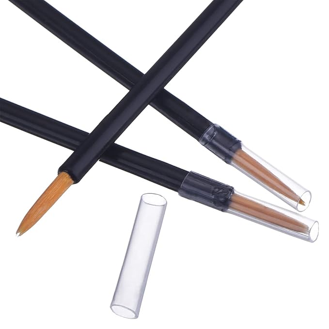 eBoot 100 Pack Disposable Eyeliner Brush Eyelash Serum Brushes Eyeshadow Applicator Eye Lash Wands Makeup Tool