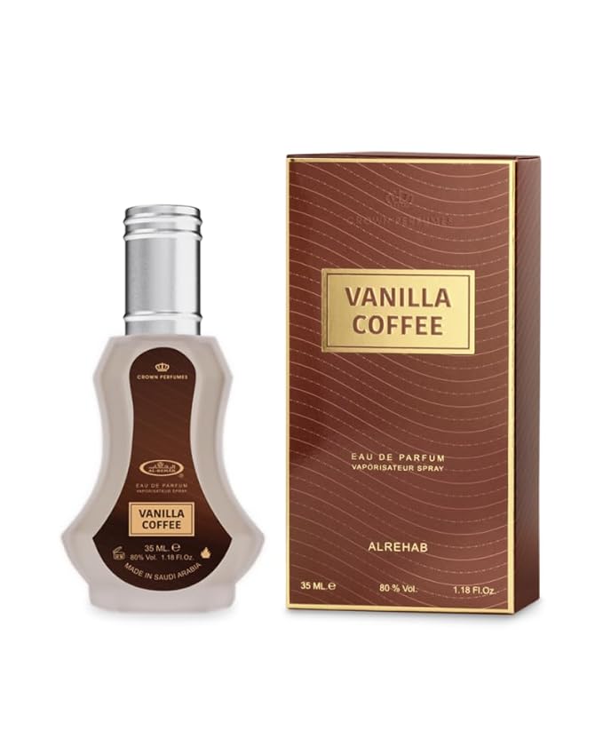 Al Rehab Vanilla Coffee Eau De Parfum Spray,1.18 Ounce (Unisex)