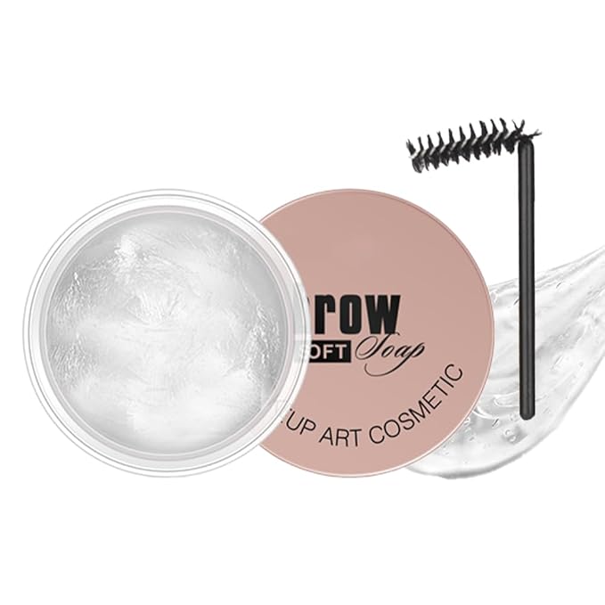 Soap Brows Kit, Eyebrow Freeze Styling Wax,Waterproof Long-lasting Eyebrows Enhancer Shaping Clear Tint Gel, Eye Brow Makeup Balm Pomade Cosmetics (1pcs 05#)