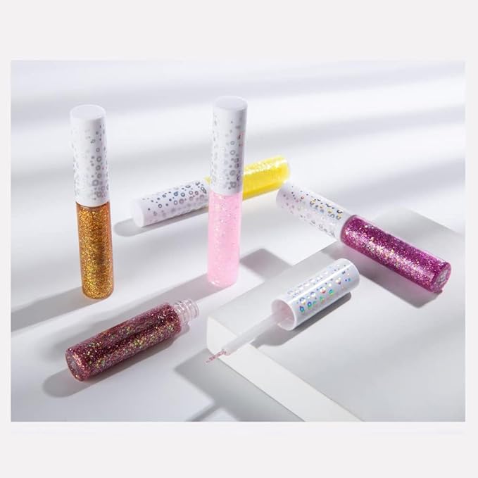 Liquid Glitter Eyeshadow & Eyeliner - Metallic Glitter Shimmer Eye Looks, Waterproof, Long Lasting & Quick-Drying Sparkling Eye Shadow Makeup - Euphoria 05