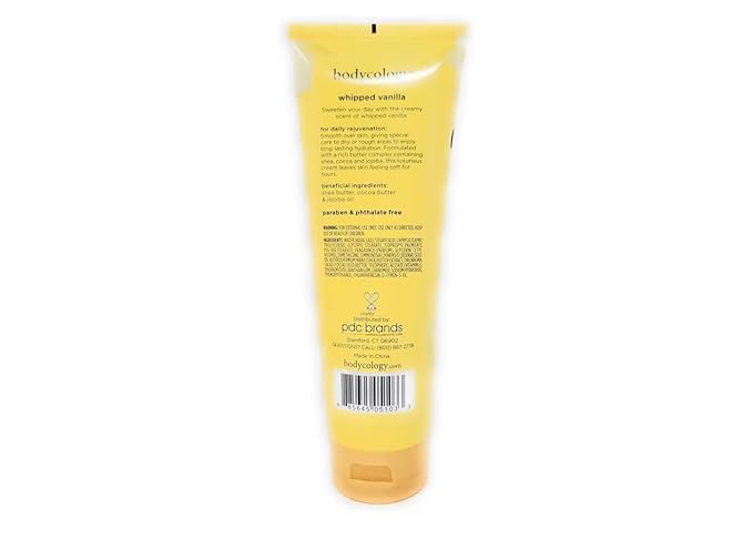 Whipped Vanilla 2 in 1 Body Wash and Bubble Bath 16 fl oz & Whipped Vanilla Body Cream 8 oz (Pack of 2)