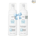 ETUDE SoonJung pH 6.5 Whip Cleanser Duo Set| Mild Micro Foaming Face Wash for Sensitive Skin, Panthenol, Madecassoside for Soothing, Barrier Repair, Vegan Certified, Non-comedogenic, 10.14 Fl Oz