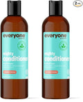 Everyone Hair Care Conditioner - Coconut & Lemon Mighty, 12 fl oz Bottle, Wash & Leave In Hydrating Conditioner, Deep Moisturizing, Sulfate Free & Paraben Free (Pack of 2)