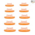 Lash Lift Pads Eyelash Perm Shield C Curl 5 Size Lash Lift Lamination Pad, Rapid 5 Minute Eyelash Lifting Shields Make Eyes Voluminous Flexible C curl Pads Extreme Perm Rod 100 Applications(Orange)