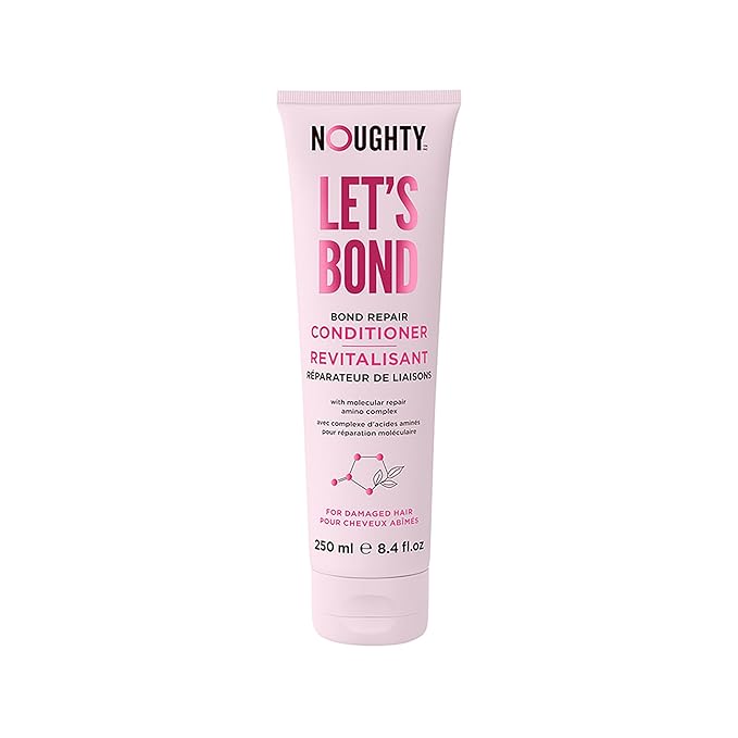 Noughty Let's Bond Builder Conditioner, Restorative Formula for Chemically Treated, Colored and Damaged Hair, Bond Repair Treatment to Reduce Breakage and Improve Resilience 8.4fl.oz
