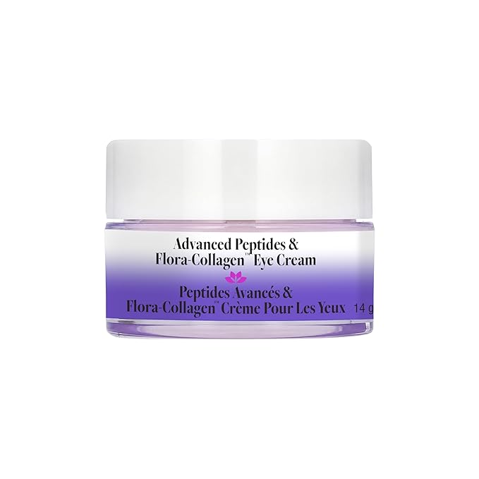 Derma E Advanced Peptides and Vegan Flora-Collagen Eye Cream – Double Action Collagen Eye Cream with Peptide Complex – Firming & Hydrating Under Eye Treatment – All Natural Moisturizer Cream, 0.5oz
