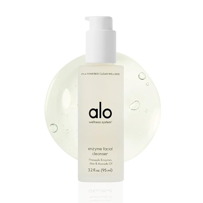 Alo Enzyme Facial Cleanser | Pineapple Enzymes to Gently Resurface Skin | Aloe & Vitamin E Smooths & Refreshes Skin | 3.2 fl. oz