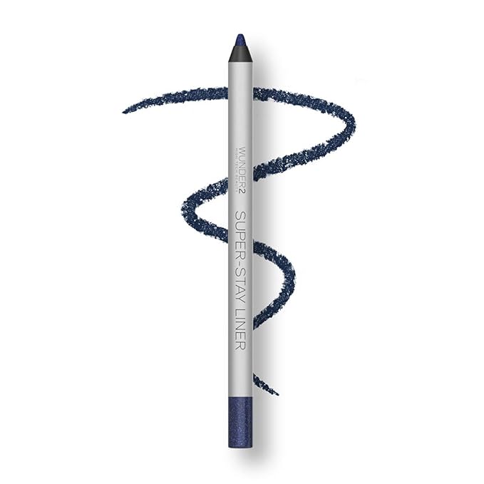 Wunder2 SUPERSTAY LINER Makeup Eyeliner Pencil Long Lasting Waterproof Eye Liner, Essential Navy Blue , 0.03 Ounce (Pack of 1)